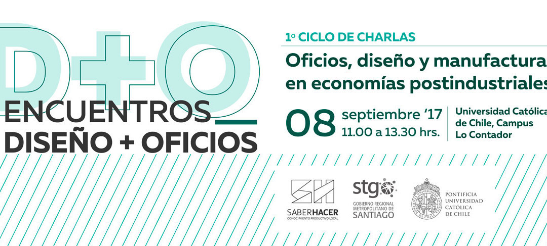 1º ciclo de charlas Diseño+Oficios 8 de septiembre