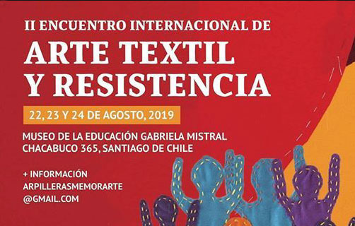 Charla II Encuentro Internacional de Arte textil y Resistencia